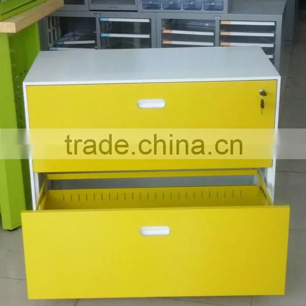 Yellow Steel Cabinet Office and Home Furniture
