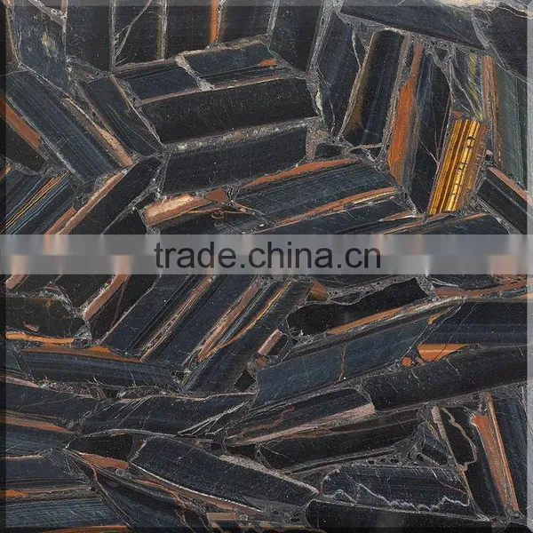 GS8003 Blue Tiger Eye Household New Style Gemstone Tiles