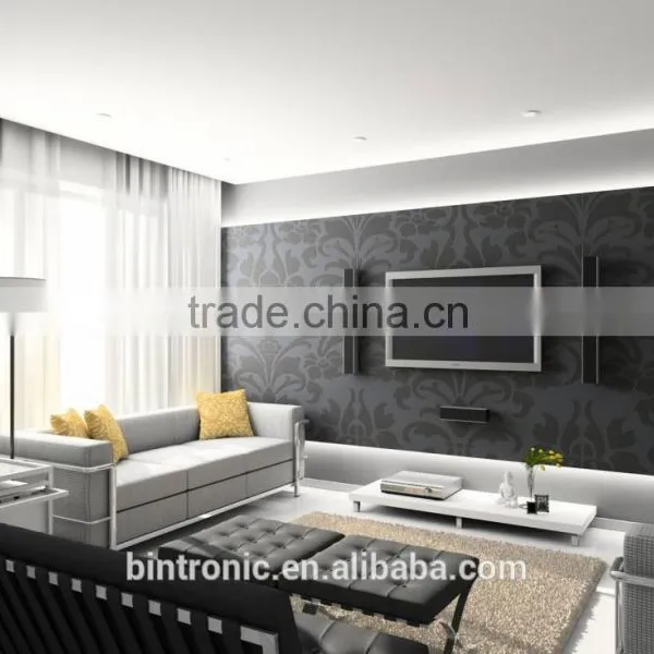 Bintronic Customized Taiwan Factory Made Aluminum Alloy Tracks For Electric Remote Control Curtains photo-3