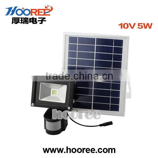 5W Solar Power Garden Light With Motion Sensor Function