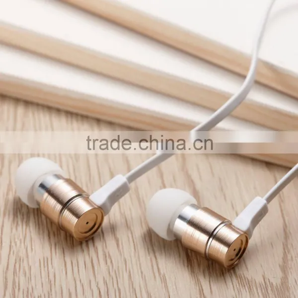 Wallytech W805 Metal in Ear Earphones With Built-in Mic Tangle-free Wired Headset Earbuds With 3-button Volume Control photo-4