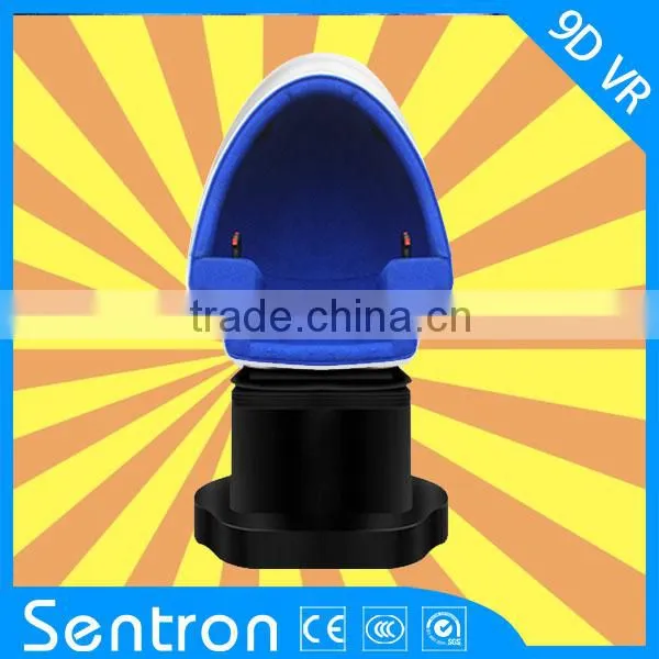 2016 Triple Interactive Virtual Reality Electric 1/3 Seats 360 Degree 9d Egg VR Cinema Simulator photo-3