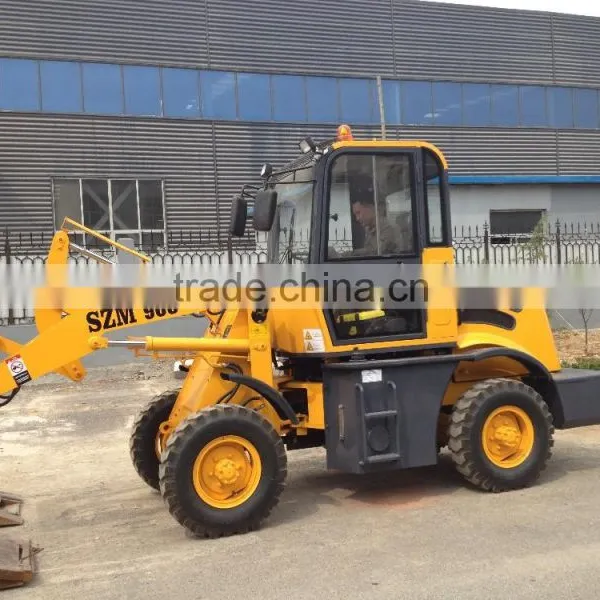 Yellow SZM908 Wheel Loader for Small Capacity photo-2