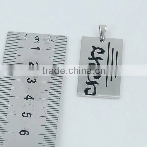 Stainless Steel Stamping Tags Pendants 20mm Dia photo-3