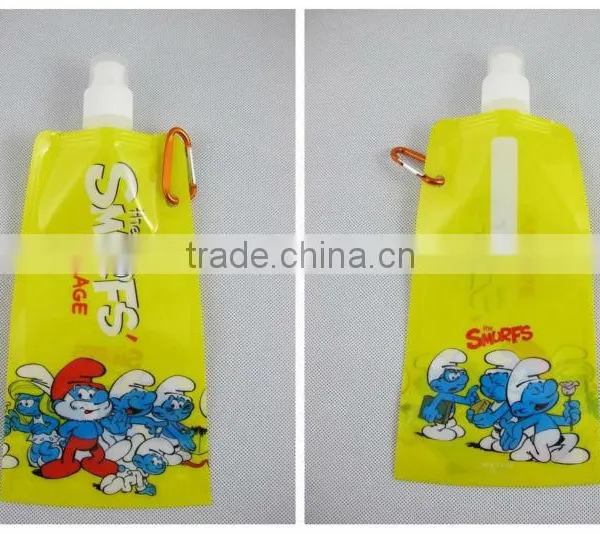 Plastic Beverage Bottle With Carabineer