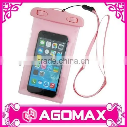Welcome Small Order Trendy Pvc Waterproof Phone Pouch