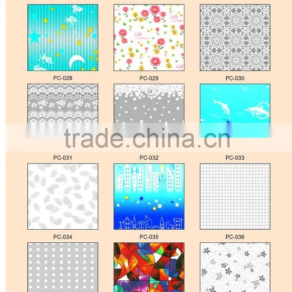 Color Printing Home Decor PVC Glass or Window Self Adhesive Foils photo-5