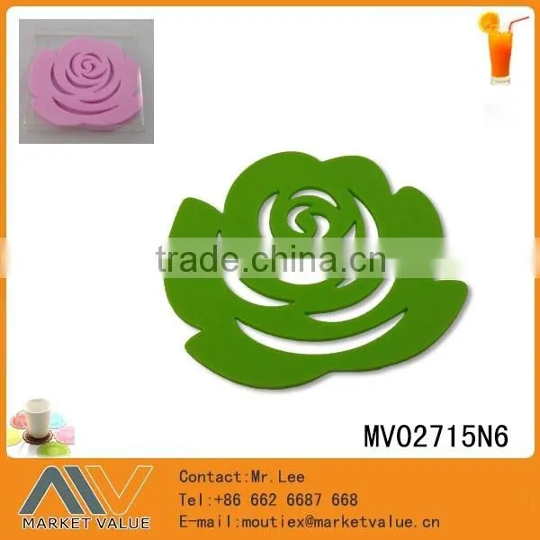 ECO-FRIENDLY CUSTOMIZE DESIGN ROUND SHAPE SILICONE COFFEE CUP MATS KITCHEN TOOLS photo-4