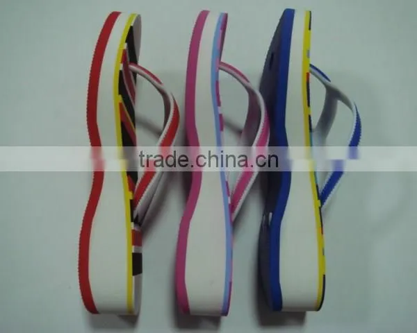 663 LOULUEN Wholesale EVA Woman Fancy Slippers Ladies High Heel Flip Flops photo-2