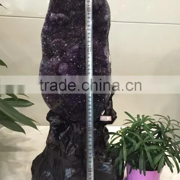 Natural Brazil Amethyst Crystals Stone Ornaments For Sale photo-3