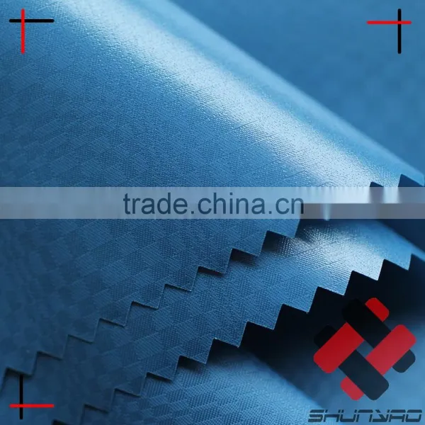 Jacquard Nylon Taffeta Fabric With Shiny pu Coating photo-2