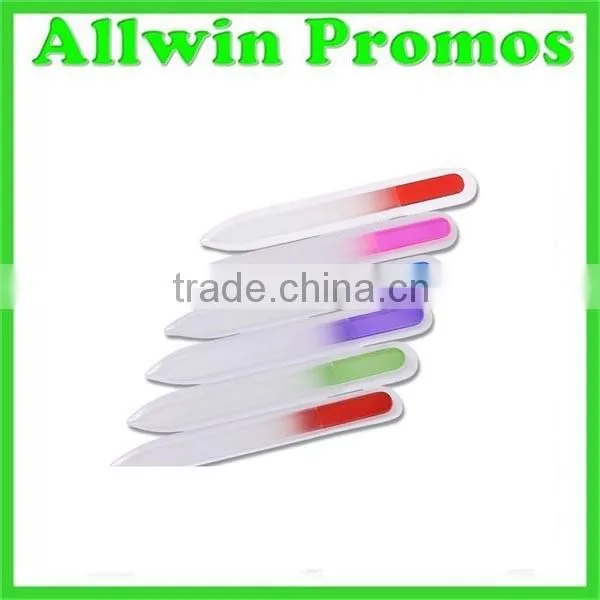 Customized Logo Glass Nail File in PVC Case Sleeve photo-2