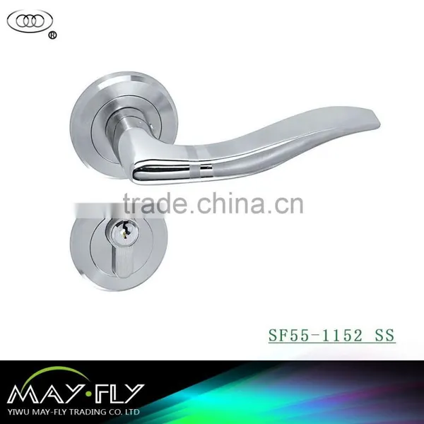 High-quality TRI-CIRCLE Stainless Steel Wholesale Household Anti-theft Double Sided Door Handle Locks, Stainless Steel Handles photo-3