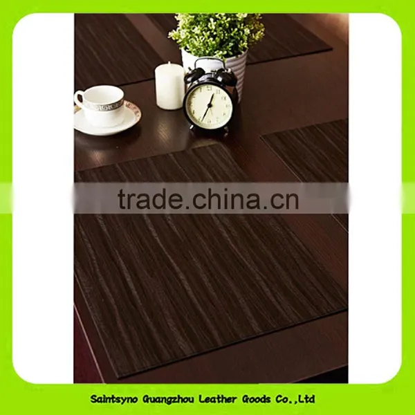 16020 Guangzhou Supplier Tea Cup Coaster /faux Leather Placemats and Coasters photo-6