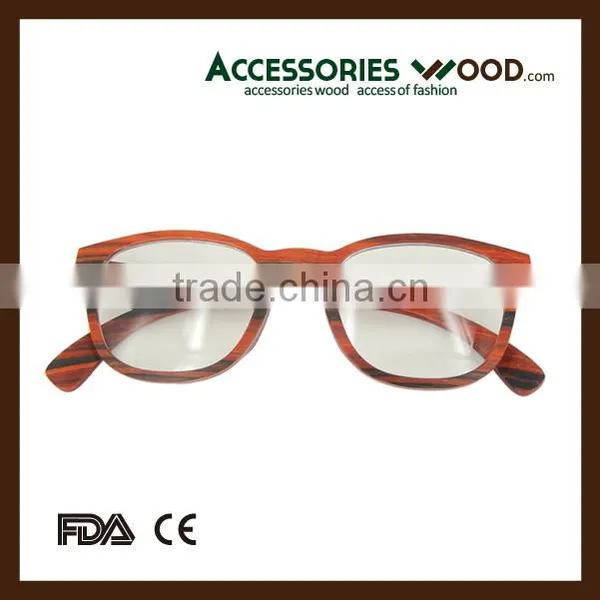 Classic High Quality Rose Wood Optical Glasses, Custom Reading Glasses photo-2