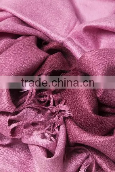 Burgundy Acrylic Gradient Rainbow Pashmina Scarf photo-3