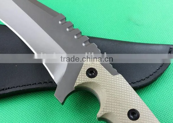 OEM Full Tang Structure Combat Knife With G10 photo-3