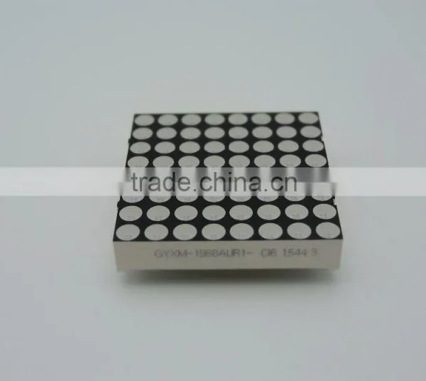 Low Power Consumption Red Color 8*8 LED Dot Matrix Display photo-2