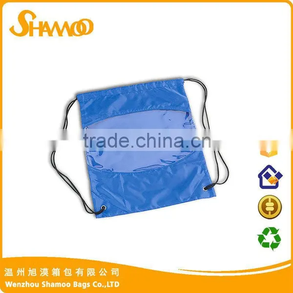 High Quality 210D Polyester Custom Drawstring Bag photo-6