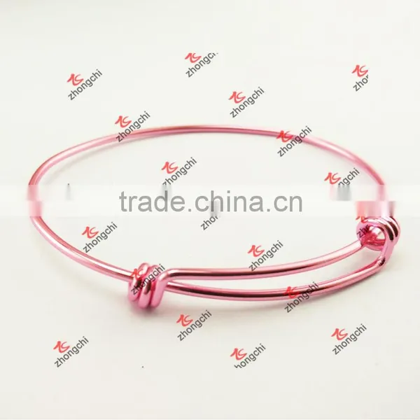 Adjustable Brass Wire Bangles Gold Plated Expandable Wire Bangle Gifts photo-4