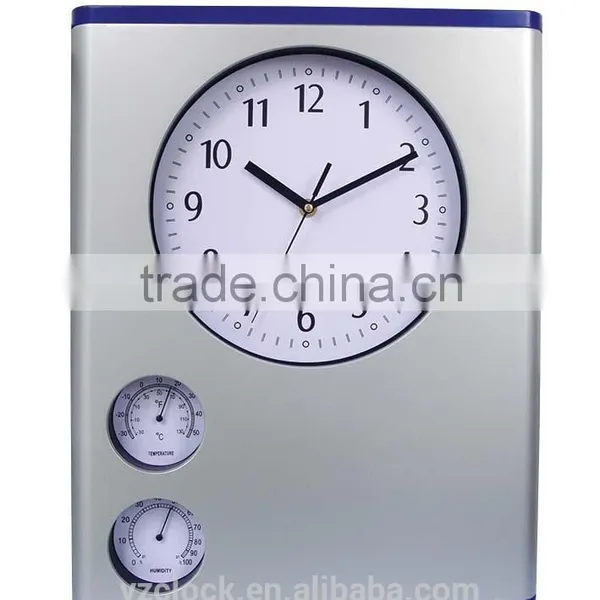 2014 NEW YINGZI CLOCK Big Size Weather Station Wall Clock With Temperature YZ-8991 photo-2