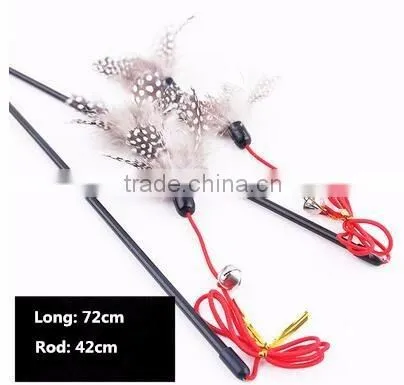 Cat Toy Various Color Ball Long Strip Fascinate Pet Cat Teaser photo-2