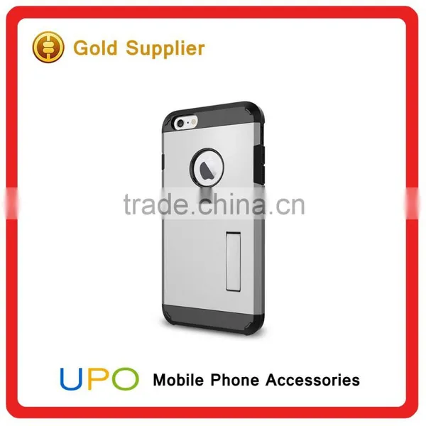 [UPO] 2 in 1 Shockproof Armor Hard Plastic TPU Mobile Phone Case With Kickstand for IPhone 6 6s photo-6