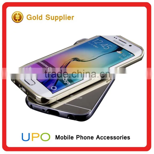 [UPO] Hot Sales Metal Bumper Aluminum Mirror Case for Samsung Galaxy S6, Cell Phone Accessories Wholesale photo-2