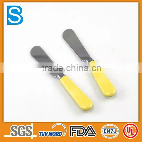 Customize Logo and Color Plastic Handle Small Butter Knife 12 cm photo-6