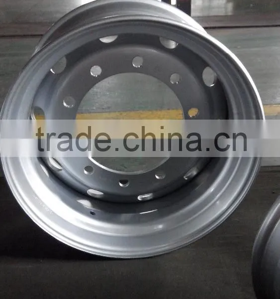 Truck Tubeless Steel Wheel 22.5*11.75 With High Quality and Good Price photo-4
