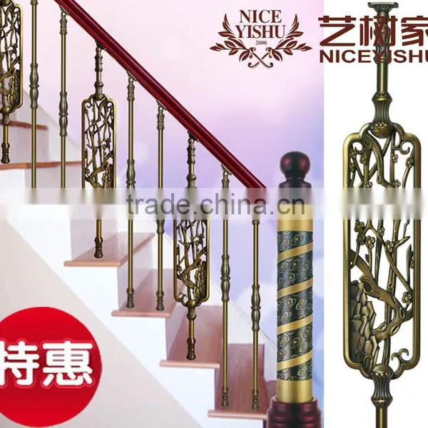 Wrought Iron Stair Railings for House Flooring Design photo-6