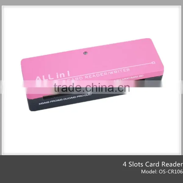 Bulk Cheap Oem Logo 4 Slots Card Reader Writer(OS-CR106) photo-2