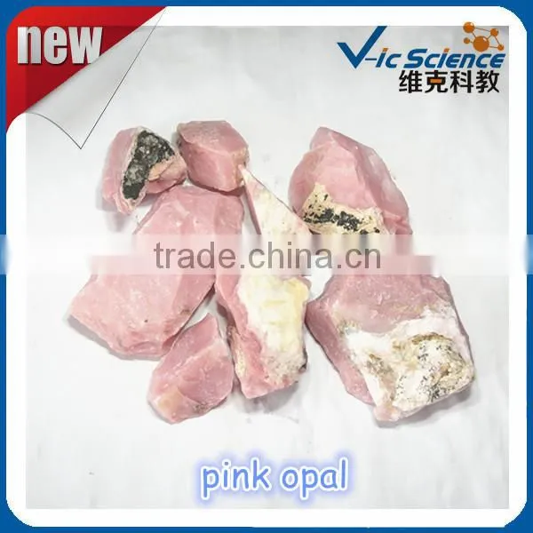 Natural Pink Opal Rough Stone Teaching Specimens Pink Opal Raw Materials Price photo-2