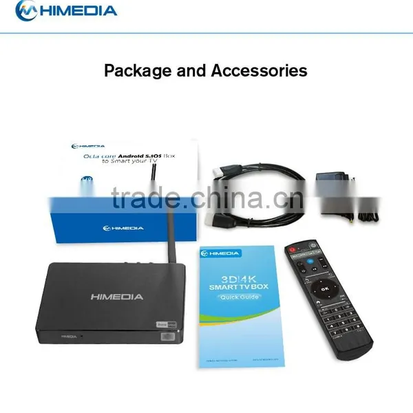 China Manufacturer HIMEDIA H8 Android 5.1 tv Box Octa Core 64 Bit 4K UHD 3D OTA Octa Core SET TOP BOX photo-4