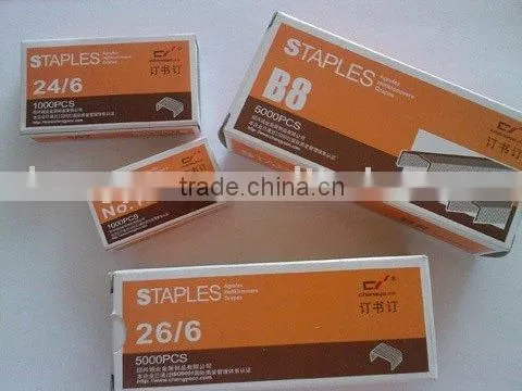 different types of the stationery staples