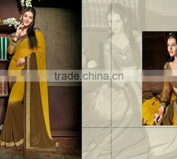 Shaded Designer Sarees For Women photo-5