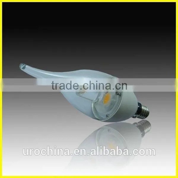 CUL Approved 3w 5w E12 E14 Led Candles With Real Flame photo-2