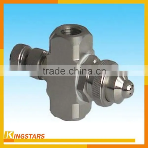 Siphon Stainless Steel 316 Water Air Mixing Adjustable Atomizing Spray Nozzles