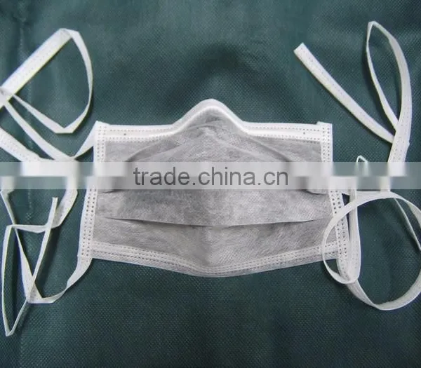 Ear Loop or Tie on 3 Ply Disposable Carbon Mask photo-3