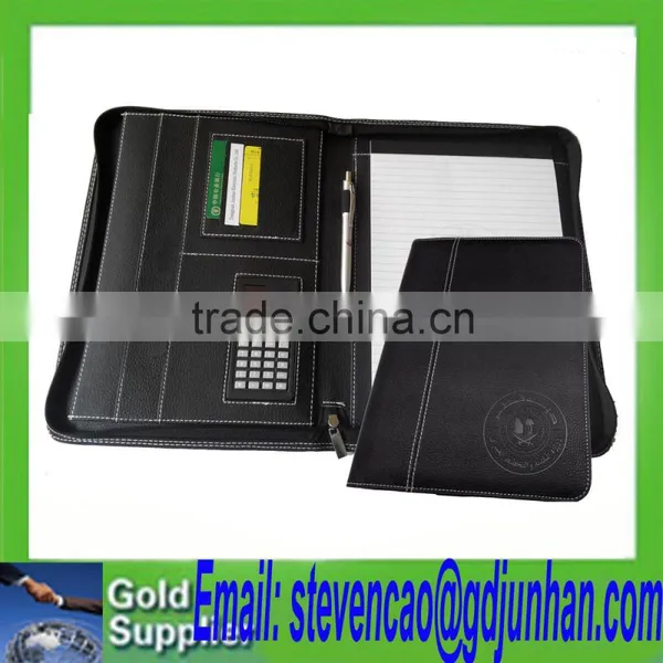 High Quality Office File Folders A4 Leather Portfolio Folders for Promotion photo-5