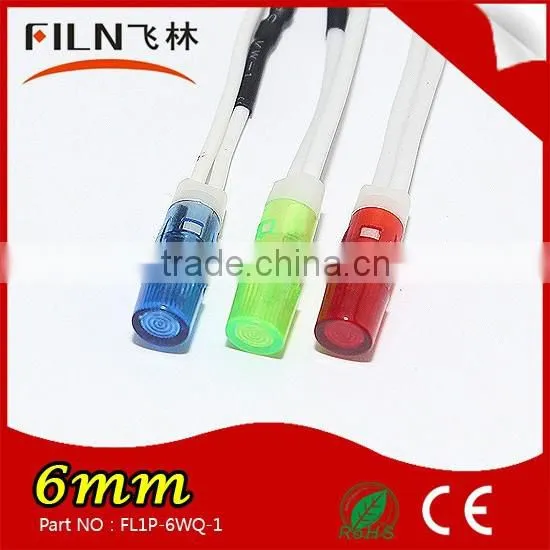 2015 FILN Plastic High Light 6mm 380v Neon Led Mi-bulb Led Indicator Light Buzzer photo-6