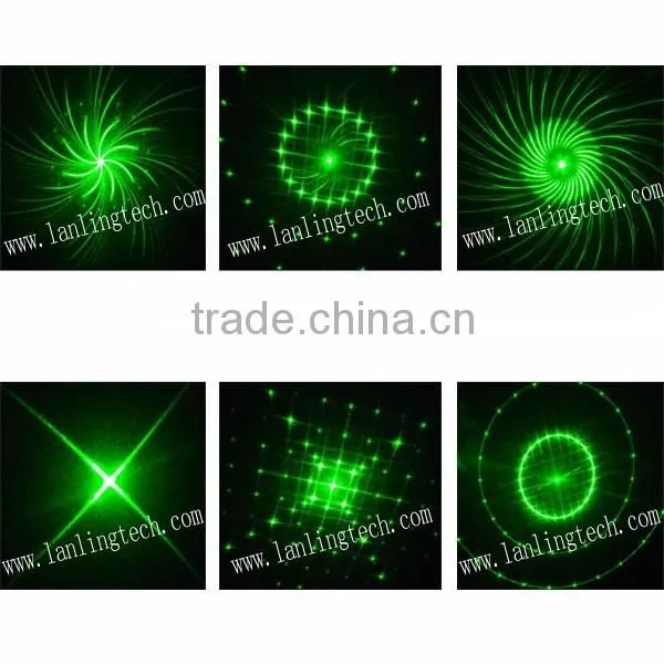 Twinkling Mini Star Laser Light GB 12 Gobos and 3W Blue LED Light With Remote Control photo-3