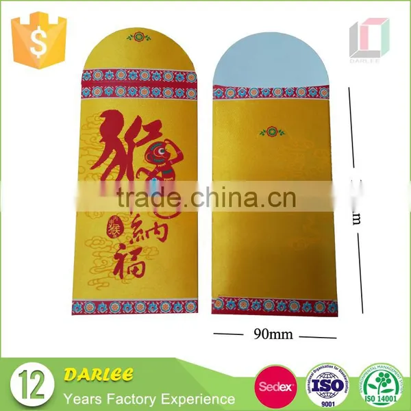 Wholesale Custom New Design Good Luck Money Packet Envelope With Foil Gold Hot Stamping photo-2