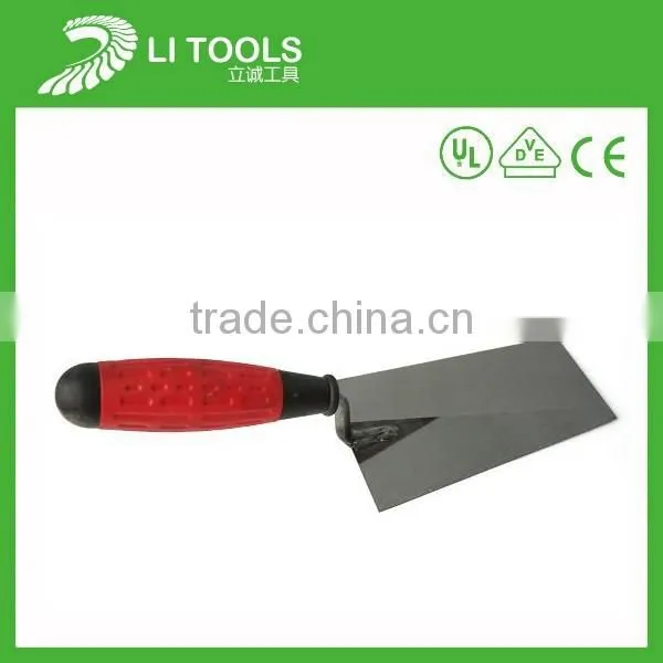 High Quality Rubber Handle Stainless Steel Bricklaying Trowel photo-2