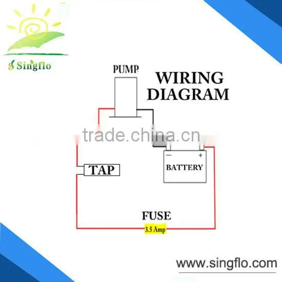 Singflo 12V Galley Electric Water Pump Tap Faucet KIT Caravan Boat photo-3