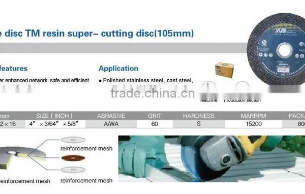 Double Disc Brand CUTTING WHEELS photo-2