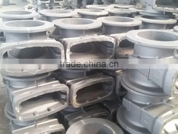 QT450 Cast Iron Valve Body / Valve Body Cast Iron Casting / DN100 Iron Cast Valve Body photo-2