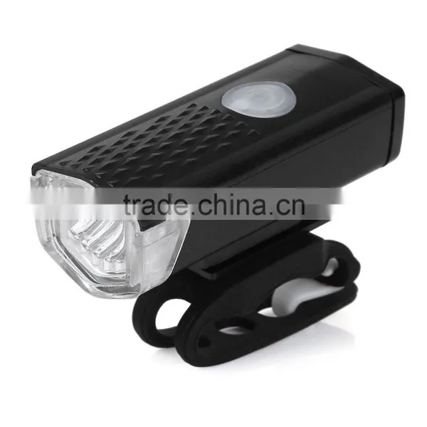 Water Resistant Rechargeable Mountain Bike Front Light With USB Changer for Night Cycling Bicycle Accessories photo-2