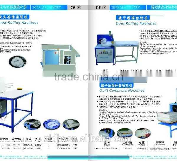 2017 The Quilt Rolling Curling Bagging Machine photo-3