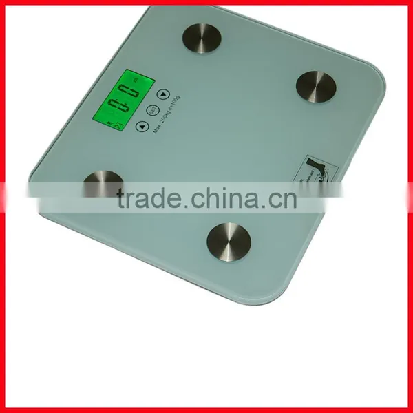 200kg Digital Body Fat Water Bone Calories BMI Analyser Glass Bathroom Scales photo-5